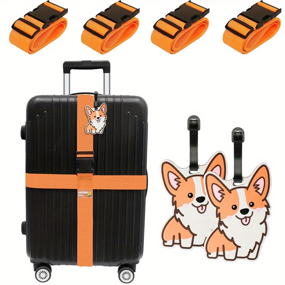Paquet de 6 sangles de bagages - Travel Accessories Luggage Straps avis et prix