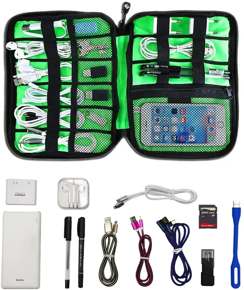 Kit de rangement pour câbles,  - Travel Accessories Organizer Case avis et prix